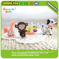 Animal fancy 2D Extrudierte Radiergummi Schule Verwendung